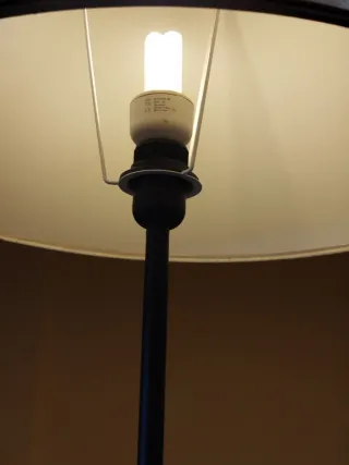 Lámpara de pie forja corazón