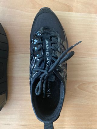 Bambas Armani Exchange Negras Mujer