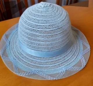 Conjunto sombreros y bolso verano niña