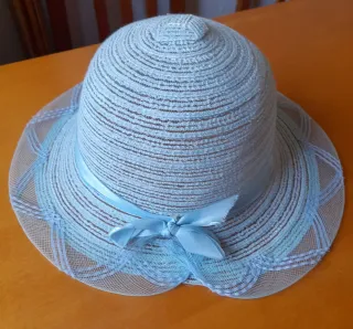 Conjunto sombreros y bolso verano niña
