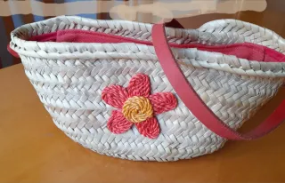 Conjunto sombreros y bolso verano niña