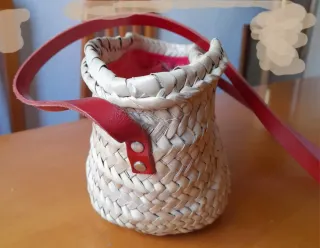 Conjunto sombreros y bolso verano niña