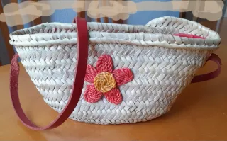 Conjunto sombreros y bolso verano niña