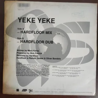 1994 TRIBAL HOUSE TRANCE Yeke Yeke Remixes Hardflo
