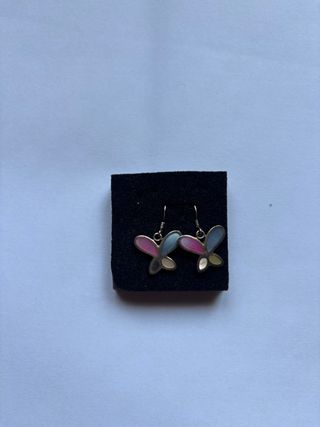 Pendientes Mariposa Plata