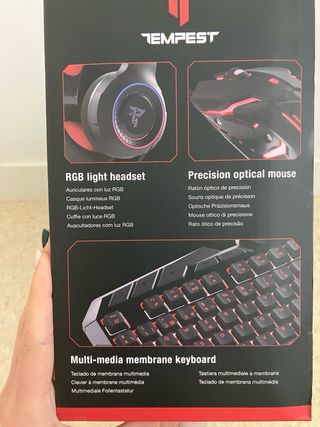 Combo Teclado y Ratón Tempest Oblivion