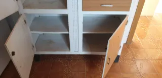 Alacena Mueble Cocina Madera y Metal 100x168 muy u