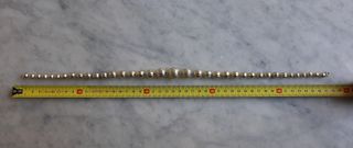 Collana perle dorate vintage