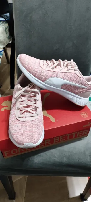 Scarpe Puma Rosa Taglia 40.5 con suola soft foam