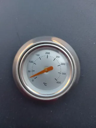 Barbacoa Carbón Naterial Negra y Plateada