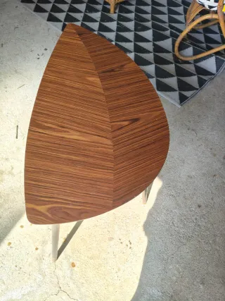 Mesa de centro madera y metal