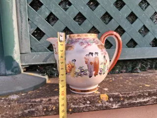 Lechera china pintada a mano