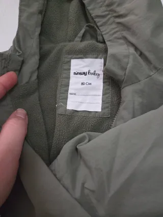 Parka bimbo con cappuccio