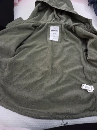 Parka bimbo con cappuccio