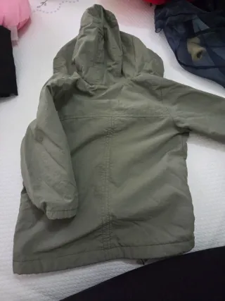 Parka bimbo con cappuccio