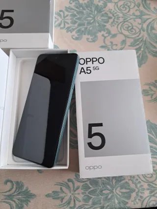 OPPO A5 5G Negro Verde + Honor Band 10