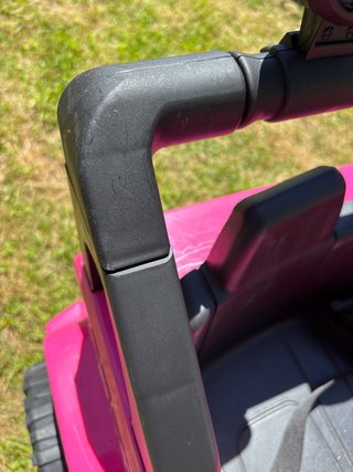Coche eléctrico infantil rosa 3 años