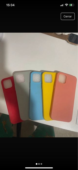 Fundas iPhone 12 (Pack 5 colores)