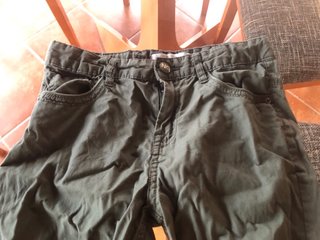 Pantaloni in cotone verdi