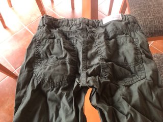 Pantaloni in cotone verdi