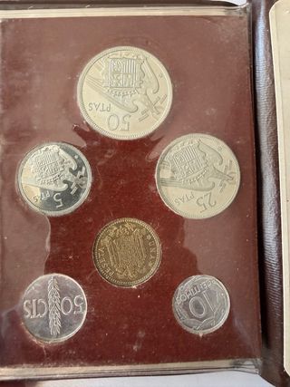 Pruebas Numismáticas FNMT Madrid 1974