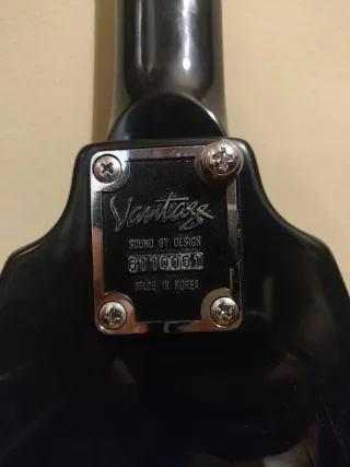 Guitarra Eléctrica Vantage VF-405 Negra