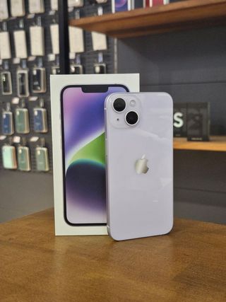 IPHONE 14 128GB LILA BATE. 100%