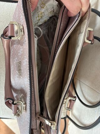 Bolso Guess Beige y Rosa