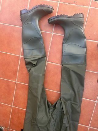 Vadeador/Traje de agua pesca verde