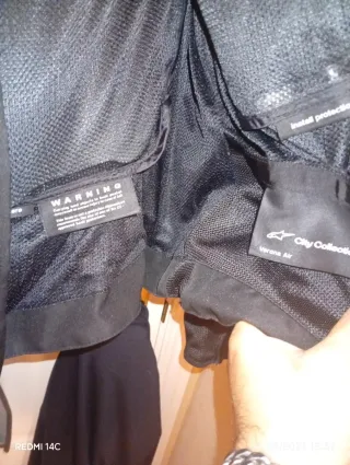 Chaqueta Moto Alpinestars Negra