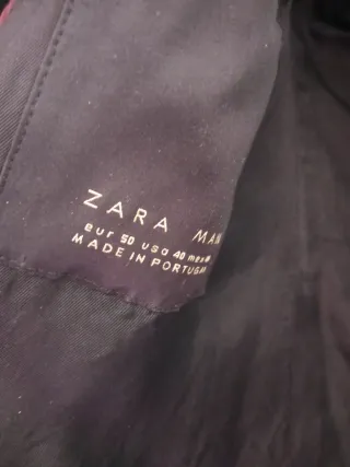 Chaqueta de terciopelo negra hombre