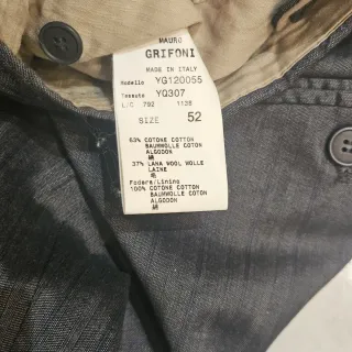 Pantalón Mauro Grifoni Gris Antracita Hombre