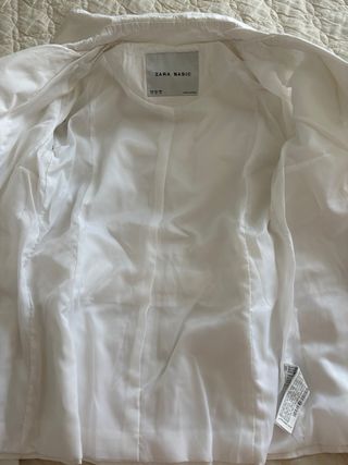 Trench Zara Blanco