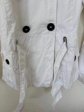 Trench Zara Blanco