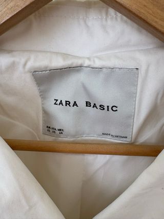 Trench Zara Blanco