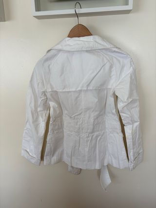 Trench Zara Blanco
