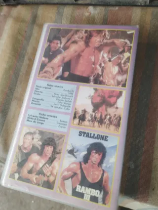 Rambo III VHS Película Acción Español