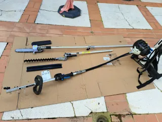 Herramienta 3 en 1: Desbrozadora, Cortasetos, Moto