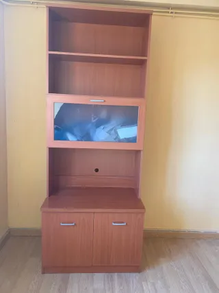 Mueble de salón madera marrón