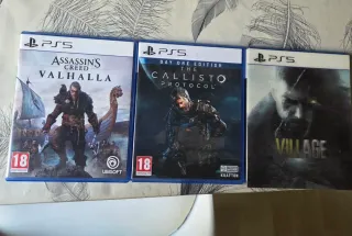 3 Videojuegos PS5: AC Valhalla + RE + Callisto Pro