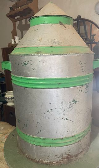 Lechera Metálica Vintage Grande