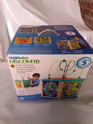 Cubo de Actividades de Madera Discovery
