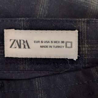 Pantalón Zara Cuadros Talla S