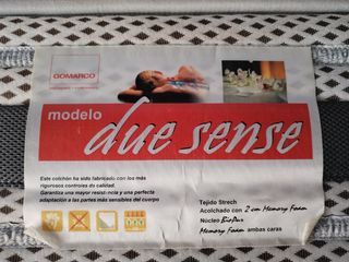 Colchón y somier individual 80x180cm