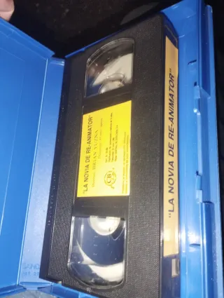 La Novia de Re-Animator VHS Caja Grande Videoclub