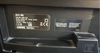 Televisor Loewe Negro/Plateado