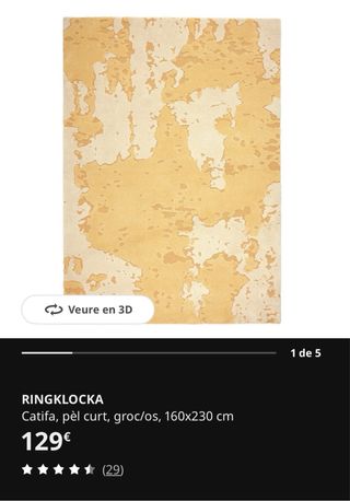 Alfombra Ikea Ringklocka 160x230cm