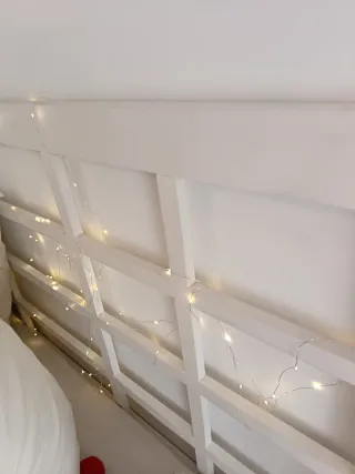 Testata in legno massello bianco