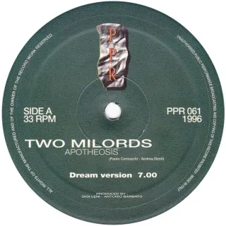 Two Milords Apotheosis LP 12" 33 RPM 1996
