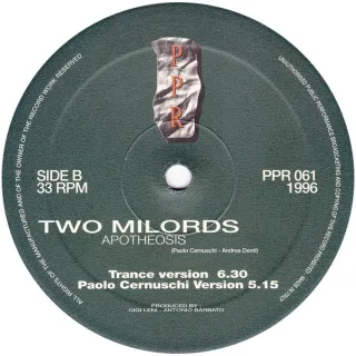 Two Milords Apotheosis LP 12" 33 RPM 1996